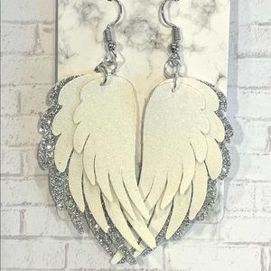 Angel wing earrings